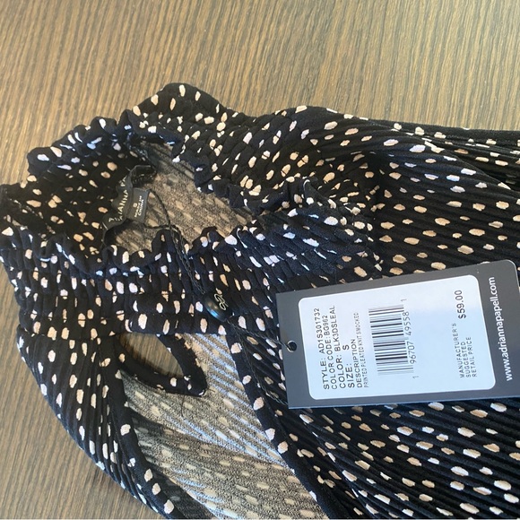 Adrianna Papell Black and White Halter Top - Picture 13 of 13